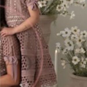 Elegant Mauve Kids Dress